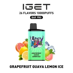 IGET BAR PRO 10000 Puffs – Grapefruit Guava Lemon Ice
