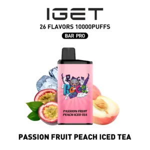 IGET BAR PRO 10000 Puffs – Passion Fruit Peach Iced Tea