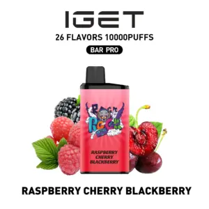 IGET BAR PRO 10000 Puffs – Raspberry Cherry Blackberry