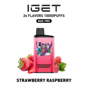 IGET BAR PRO 10000 Puffs – Strawberry Raspberry