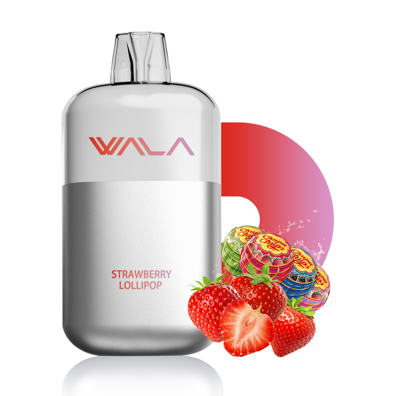 WALA POP 10000 Puffs Strawberry Lollipop